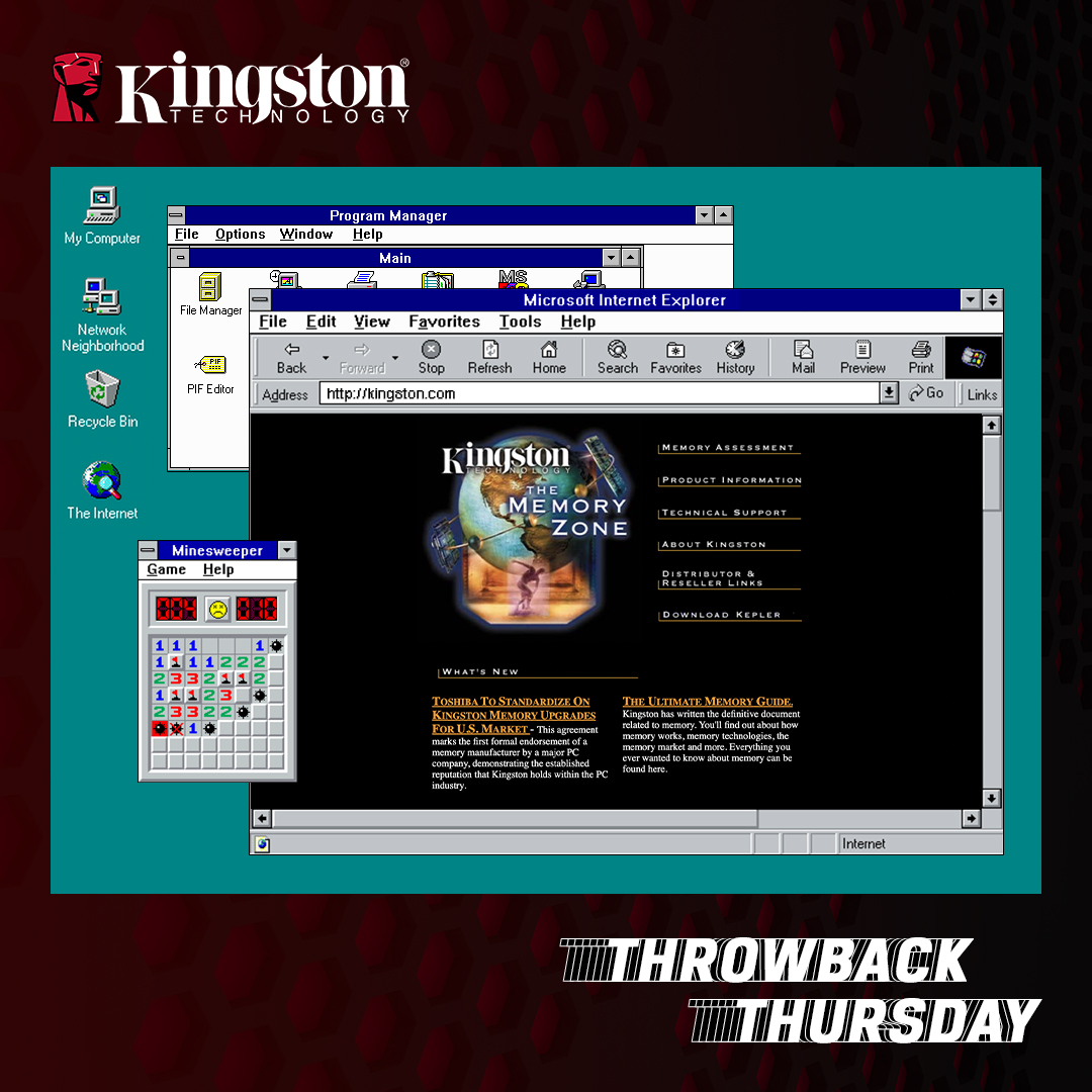 kingstontech's tweet image. On this day 31 years ago, #Windows3.1 debuted! And look how far we’ve all come. Comment below if you remember this launch date. #PC