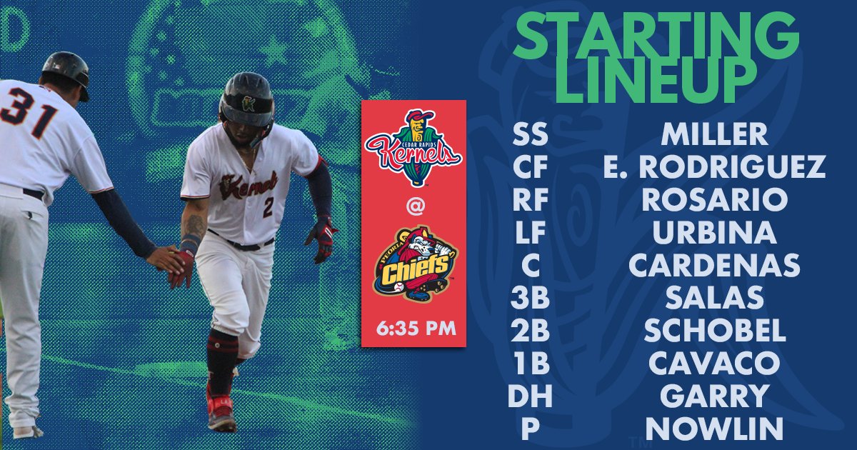 CRKernels's tweet photo. Hey! We play baseball tonight! Nowlin gets the ball in the season opener at 6:35 in Peoria. https://t.co/lvShiEOdVZ