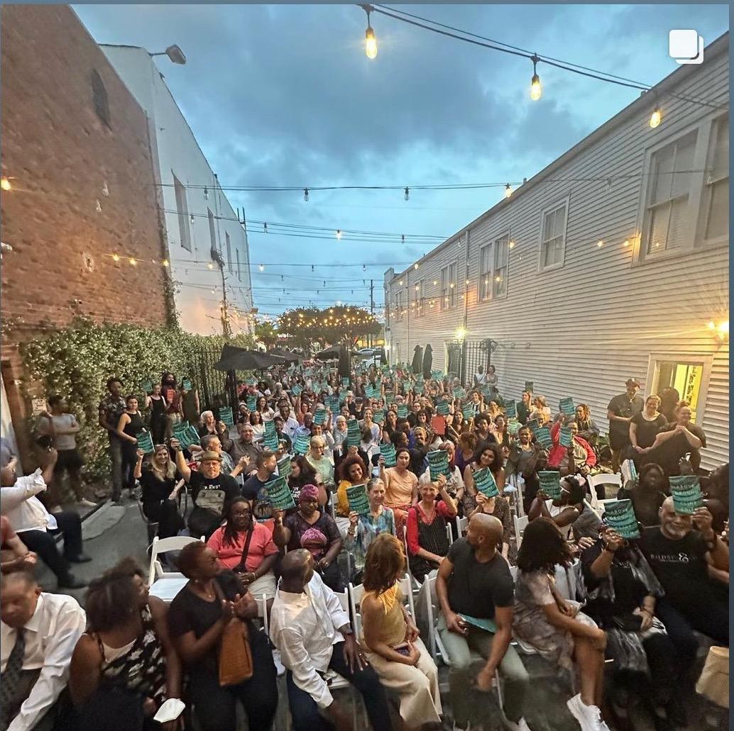 MauriceRuffin's tweet image. What a beautiful night to moderate an event for Clint Smith at Baldwin &amp;amp; Co. All the New Orleans folks showed up.