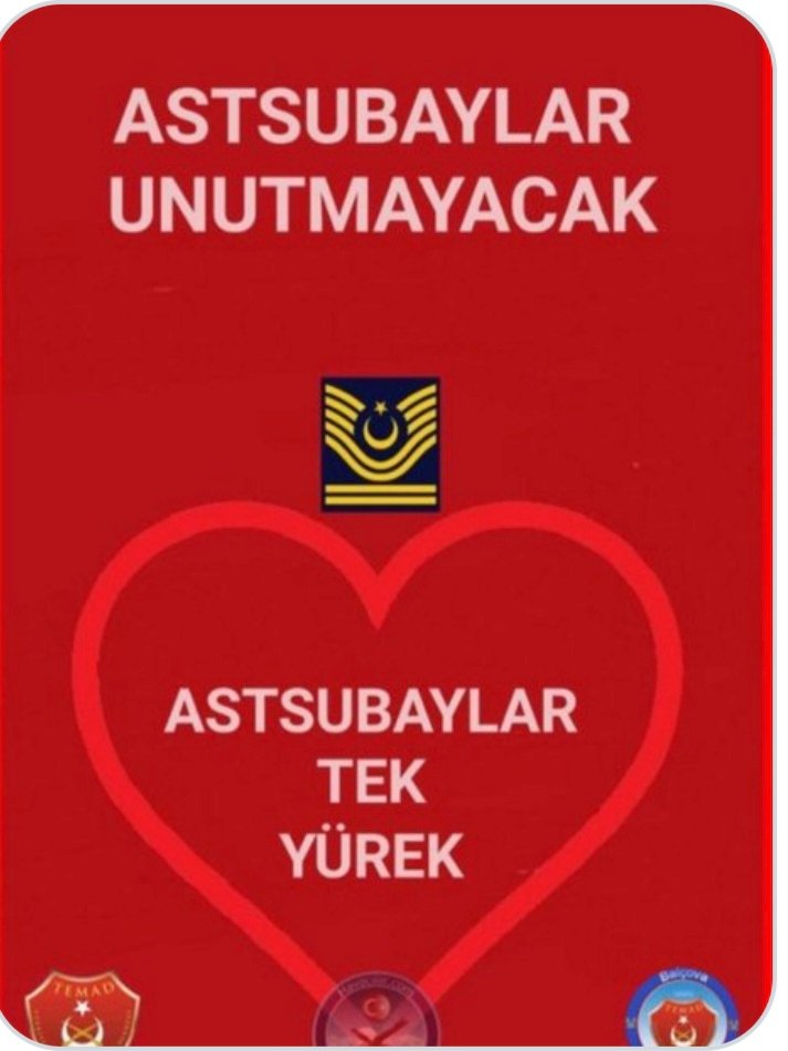 #AstsubayınaSahipÇık

Astsubay Vatana hizmet için sevdiklerinden   ayrı kalsa da Vatanımıza hizmetten geri kalmadı ve kalmayacak.
Astsubayına sahip çık 

<a href="/RTErdogan/">Recep Tayyip Erdoğan</a> <a href="/Tcbestepe/">T.C. Cumhurbaşkanlığı</a> <a href="/fuatoktay/">Fuat Oktay</a> <a href="/dbdevletbahceli/">Devlet Bahçeli</a> <a href="/kilicdarogluk/">Kemal Kılıçdaroğlu</a> <a href="/NureddinNebati/">Dr.Nureddin NEBATİ🇹🇷</a> <a href="/suleymansoylu/">Süleyman Soylu</a> <a href="/_hulusiakar/">Hulusi Akar 🇹🇷</a> @yilmaz_ismet58