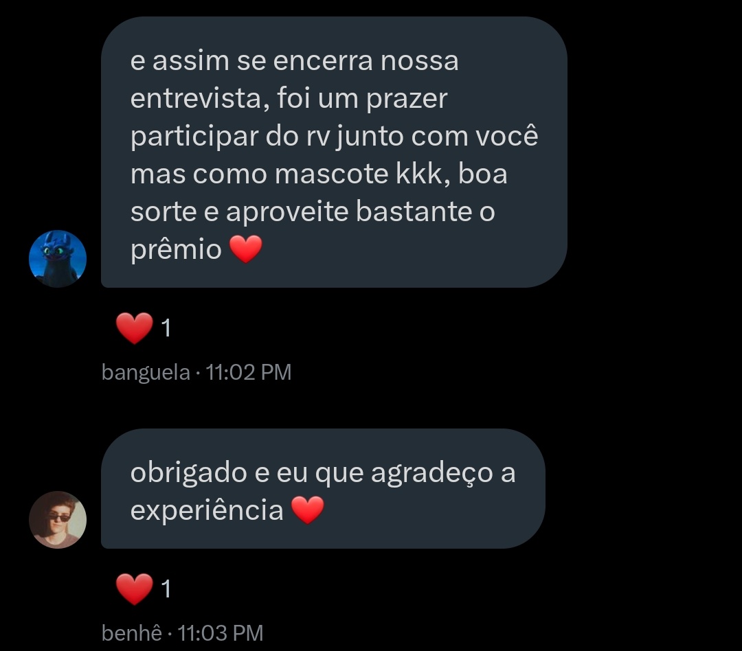 gameofcrownsrv's tweet photo. e a produção agradece sua participação no reality ❤️ https://t.co/4dT2Ceht3c