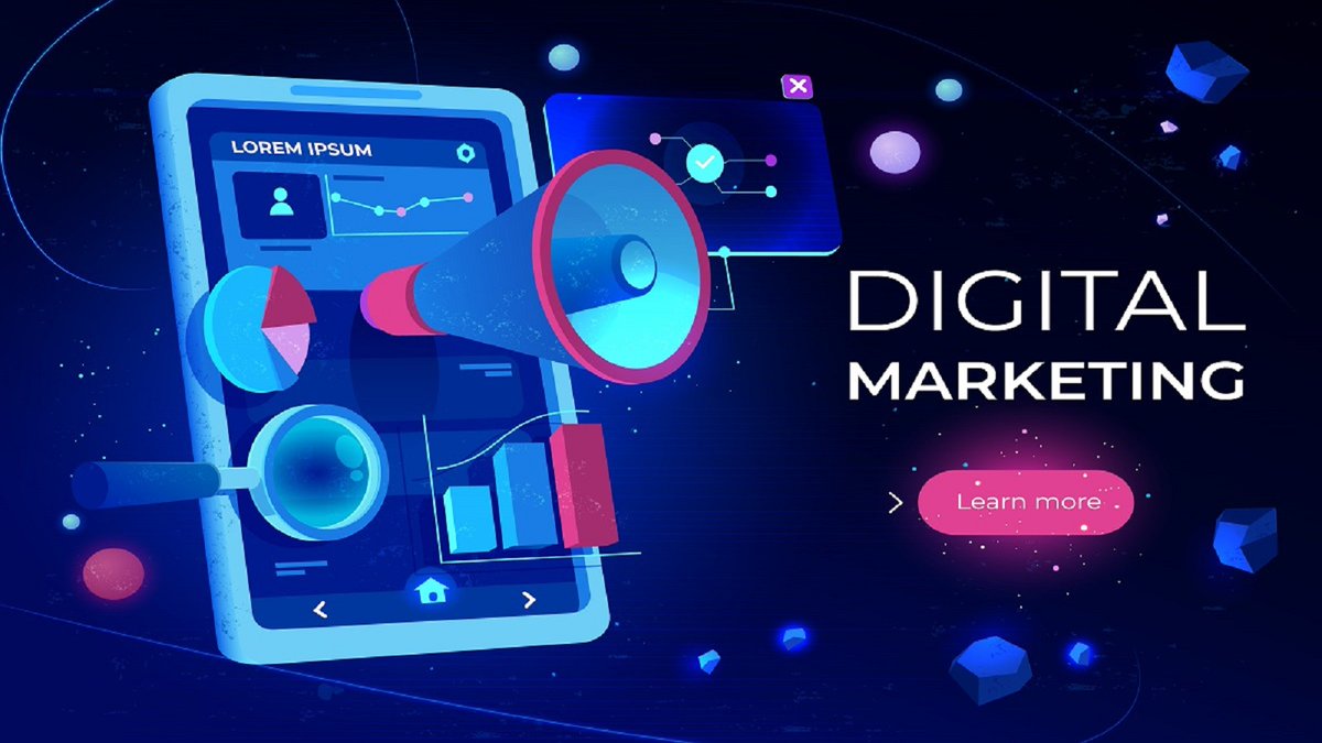 What is digital marketing? 👉Digital marketing is the practice of promoting goods, services, or brands using various digital platforms and technology. #DigitalMarketing #Marketing #YouTube