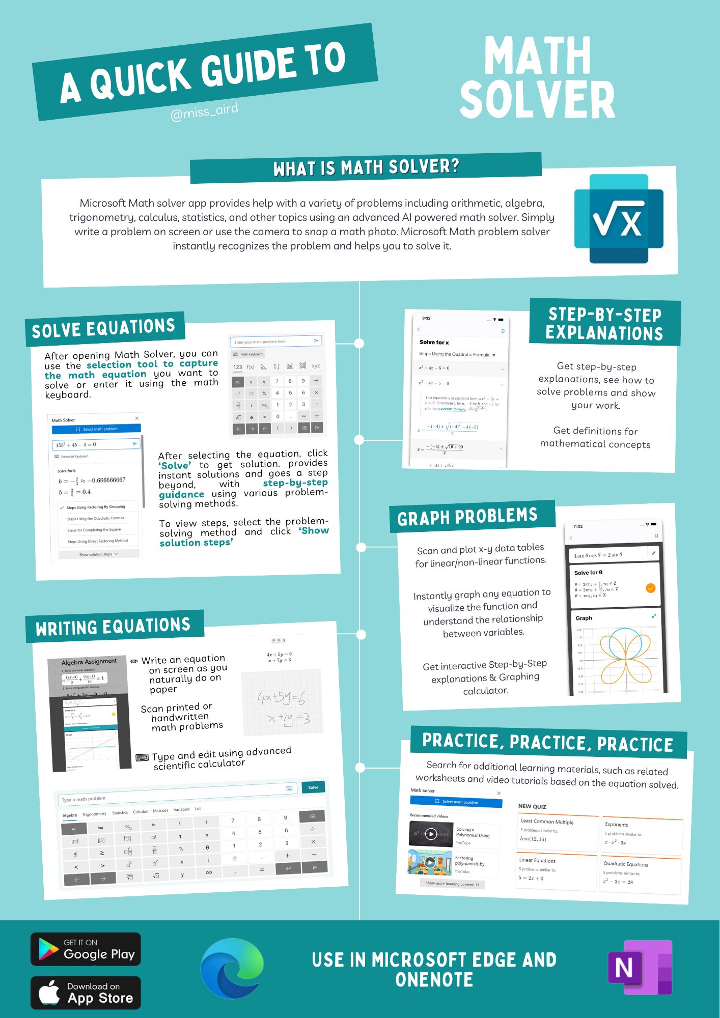 Quick math solver deals