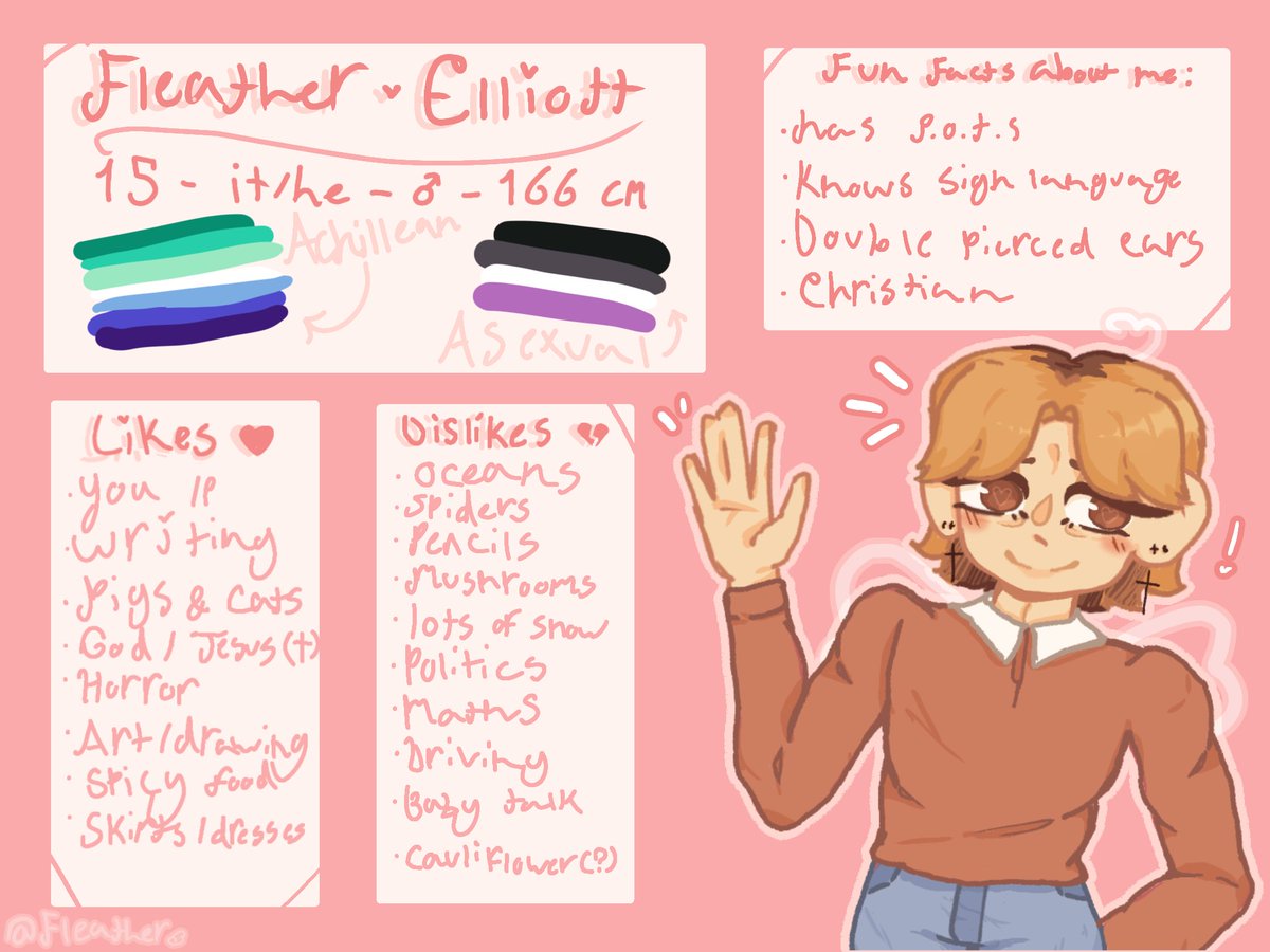 Fleather_'s tweet photo. @MagicalMoon9 Hey, I'm Fleather and I draw sometime s :D!
I'm Achillean and Ace ! My goal is 500 by the end of the year (hopefully!) https://t.co/FCkdHqtoLV