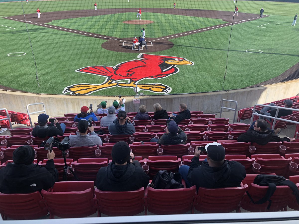 DerekParris's tweet photo. Every time Parker Detmers takes the mound, it’s the fun game called count the radar guns https://t.co/94rwvtJHku