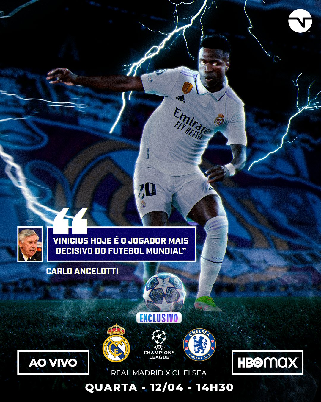 REAL MADRID X CHELSEA AO VIVO - CHAMPIONS LEAGUE 2023 AO VIVO 