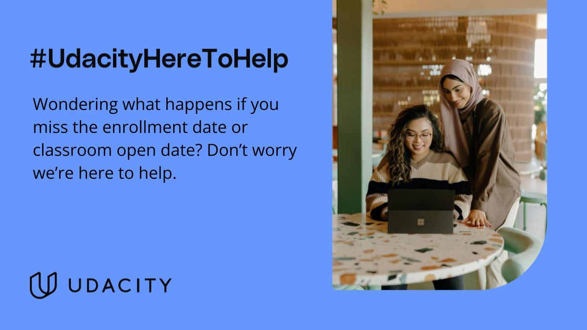 Udacity Support tweet media