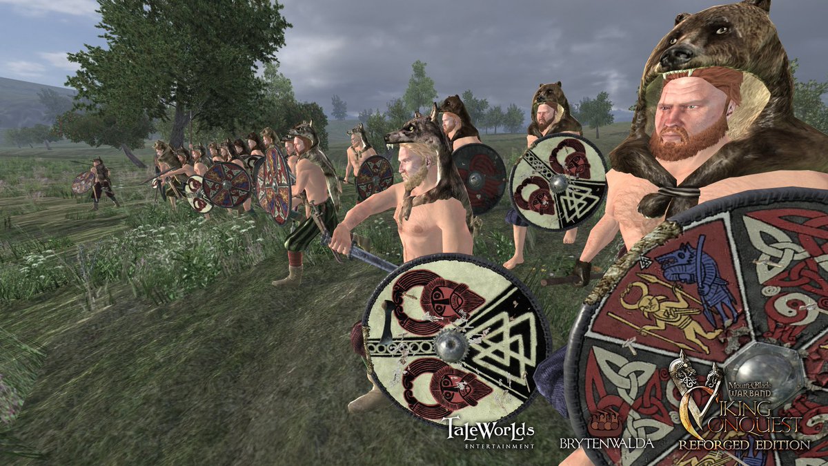 BrytenwaldaTeam's tweet photo. Even if the good weather begins, do not rush. Having a good Viking bear skin on hand is always a good idea🐻🥶 Learn about the Great Heathen Army by going to conquer the British Isles in Viking Conquest ⚔️ #screenshotsaturday #viking #mountblade https://t.co/F93cHwEzQa