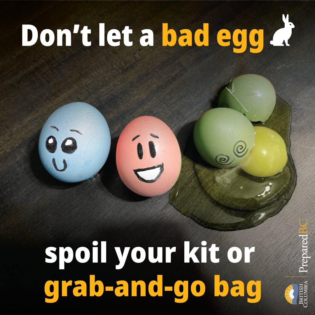 911 on Twitter "RT PreparedBC 🐇🥚 Don't let a bad egg spoil