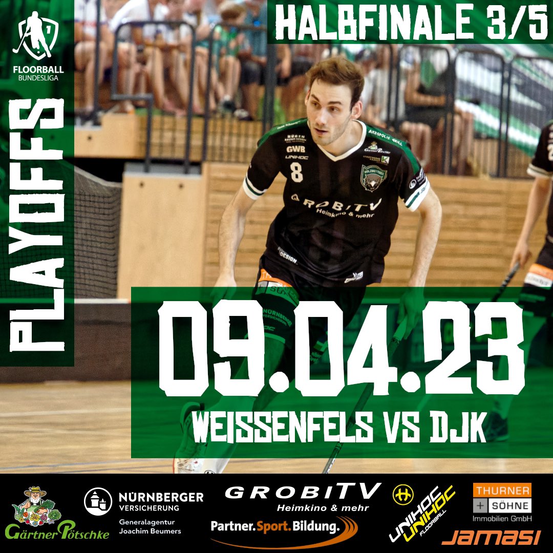 Am Wochenende stehen Spiel 2 und 3 der Best-Of-5-Halbfinalserie gegen den UHC Weißenfels an. Dieses Mal in der Stadthalle in Weißenfels. Bully ist am Samstag um 18 Uhr und Sonntag um 16 Uhr.