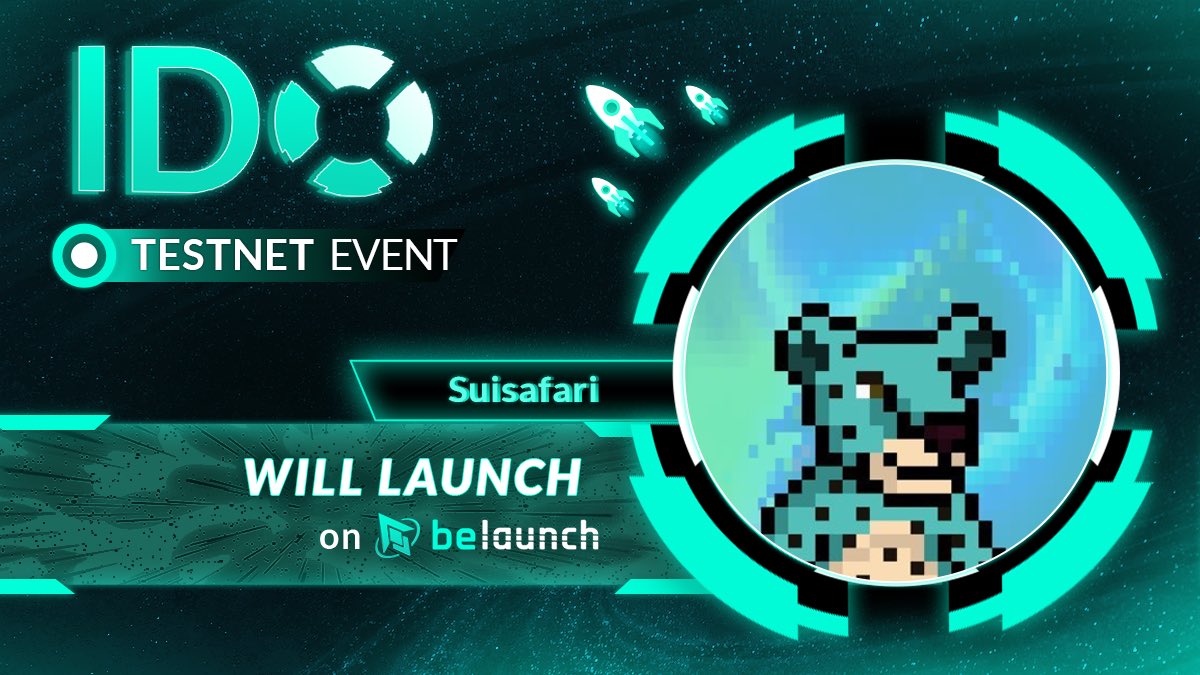 suisafari's tweet photo. SUI-ROOAAAR!!🦁

Our IDO testnet STARTS NOW on 
@BeLaunch_
!!! 🦍
 
🦏IDO : https://t.co/yYLzFRGLe6

Participants will be rewarded with FREE MINTS, WLs, AIRDROPS. . .💝

💧Comment your SUI ADDY. . .  👀

#Sui #SuiNFTs #SuiEcosystem https://t.co/vTikBLKRae