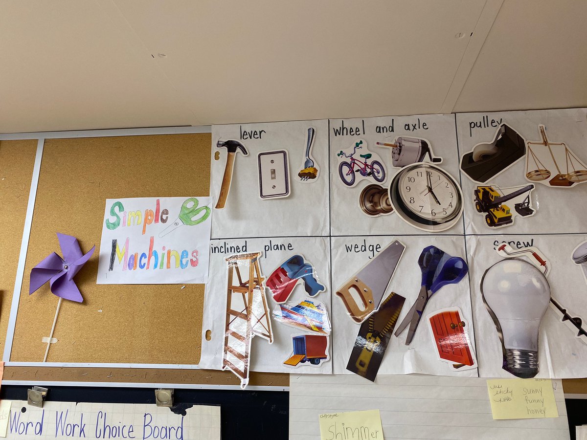 So proud of our 1/2 scientists for wrapping up their simple machines unit! Who knew how much science was all around us🧬🧪🔭 <a href="/HoffmanSartor/">David Maxwell PS</a> <a href="/maxwell_stangs/">David Maxwell</a>