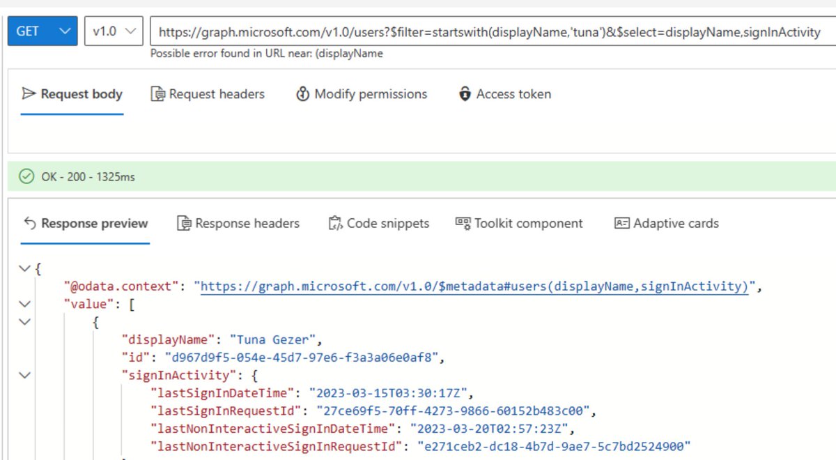 🚨One small step from BETA to GA, but one giant leap for signInActivity that finally made it to v1.0 #IAM #Security #azureAD #Identity #Governance and #Lifecycle Let`s celebrate 🥳🍾 learn.microsoft.com/en-us/graph/ap…