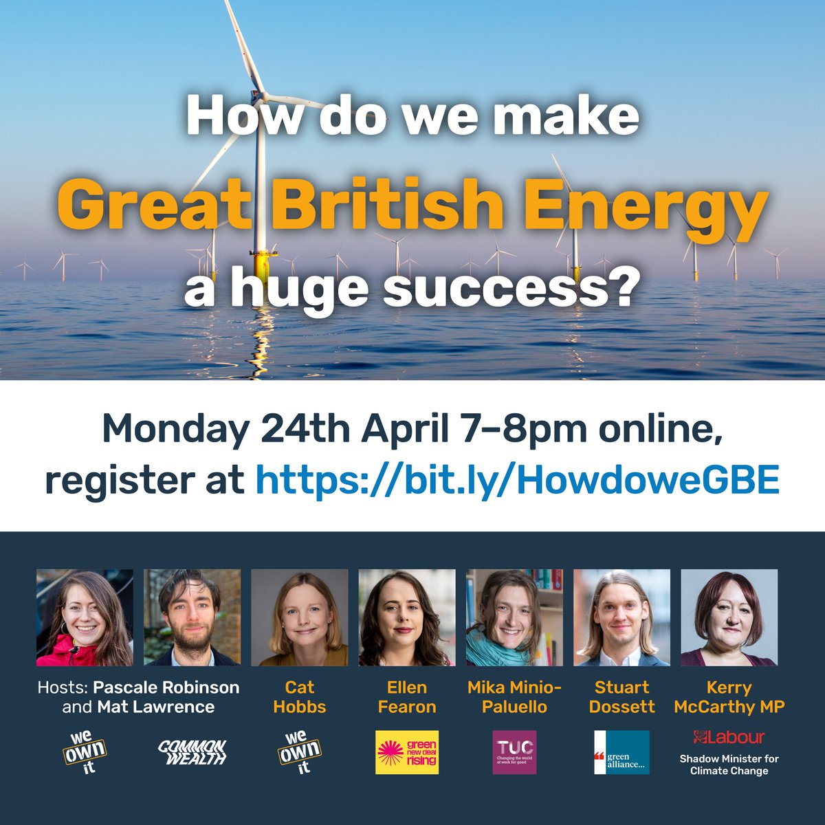 We_OwnIt's tweet photo. With rising bills and climate crisis, it's clear that we need our energy system in public hands. 

Join us for an online event about Labour's plans for Great British Energy, a new publicly-owned renewable energy generation company: 
https://t.co/1cJikCbGBW https://t.co/uwxNlK2msz