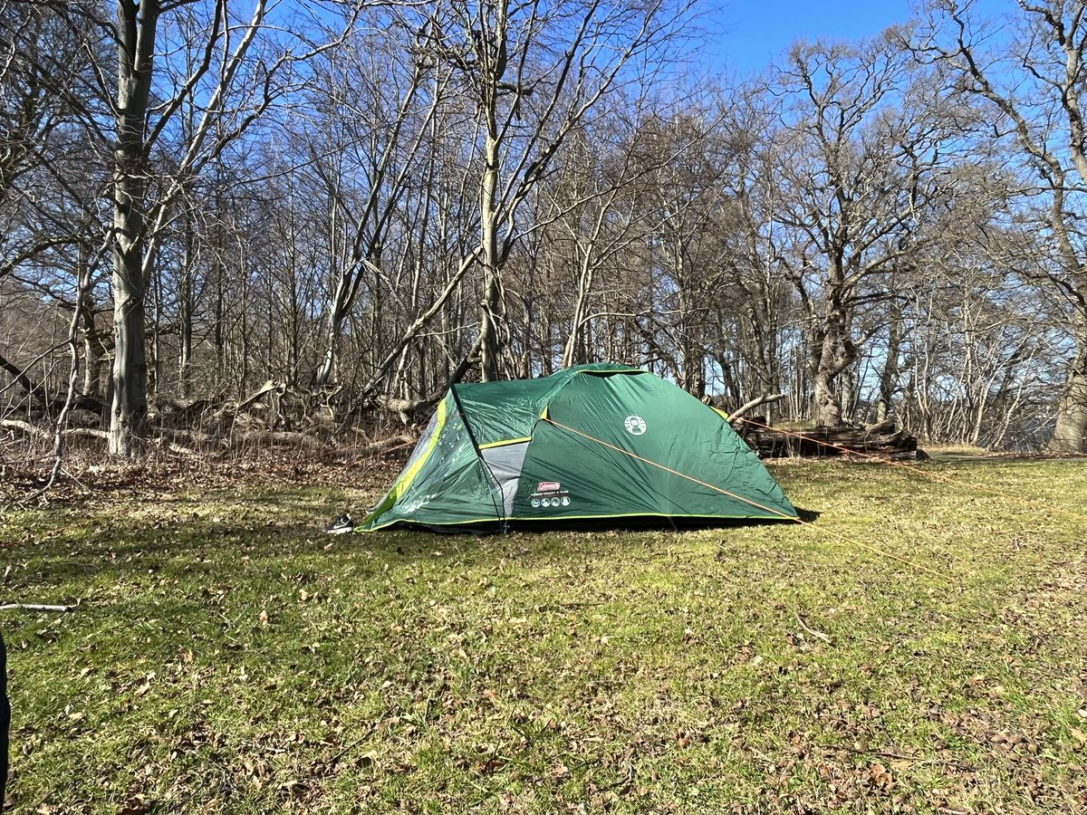 TweetMeNot7's tweet photo. Perfect place and weather… #tent #outing #forest #seashore #sunny #europe https://t.co/S2pRGQoAS3