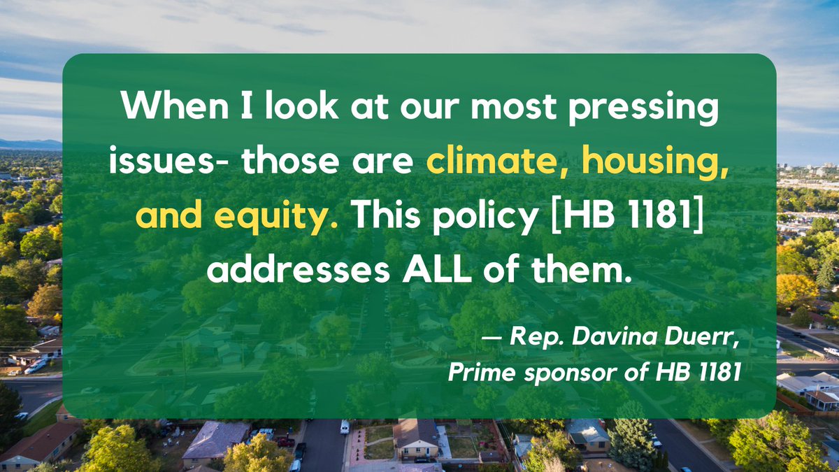 Updating the state’s Growth Management Act with #HB1181 means we can address the most pressing issues facing our communities. 🏘️🌎 Thank you <a href="/davinaduerr/">Davina Duerr 🌻☮️ 🇺🇸</a> for your leadership #WAleg 2/5