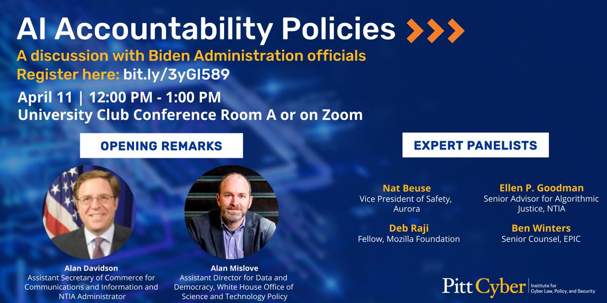 Unreasonably excited for these discussions. Join us Tuesday at noon! Registration: bit.ly/3yGI589