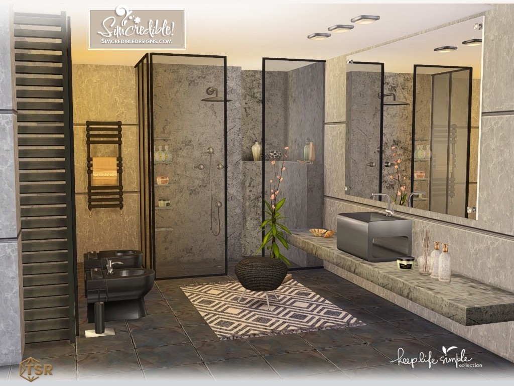 SIMcredible's tweet photo. Hey Simmers 😊
The 7th and last Keep Life Simple set is available now  @TheSimsResource
It is modern, versatile and you can create regular sized, big or even tiny bathrooms with grace, style and personality. 
Hope you have enjoyed this series 😀
https://t.co/GzrooStkSu https://t.co/ACHLlUi5Uo