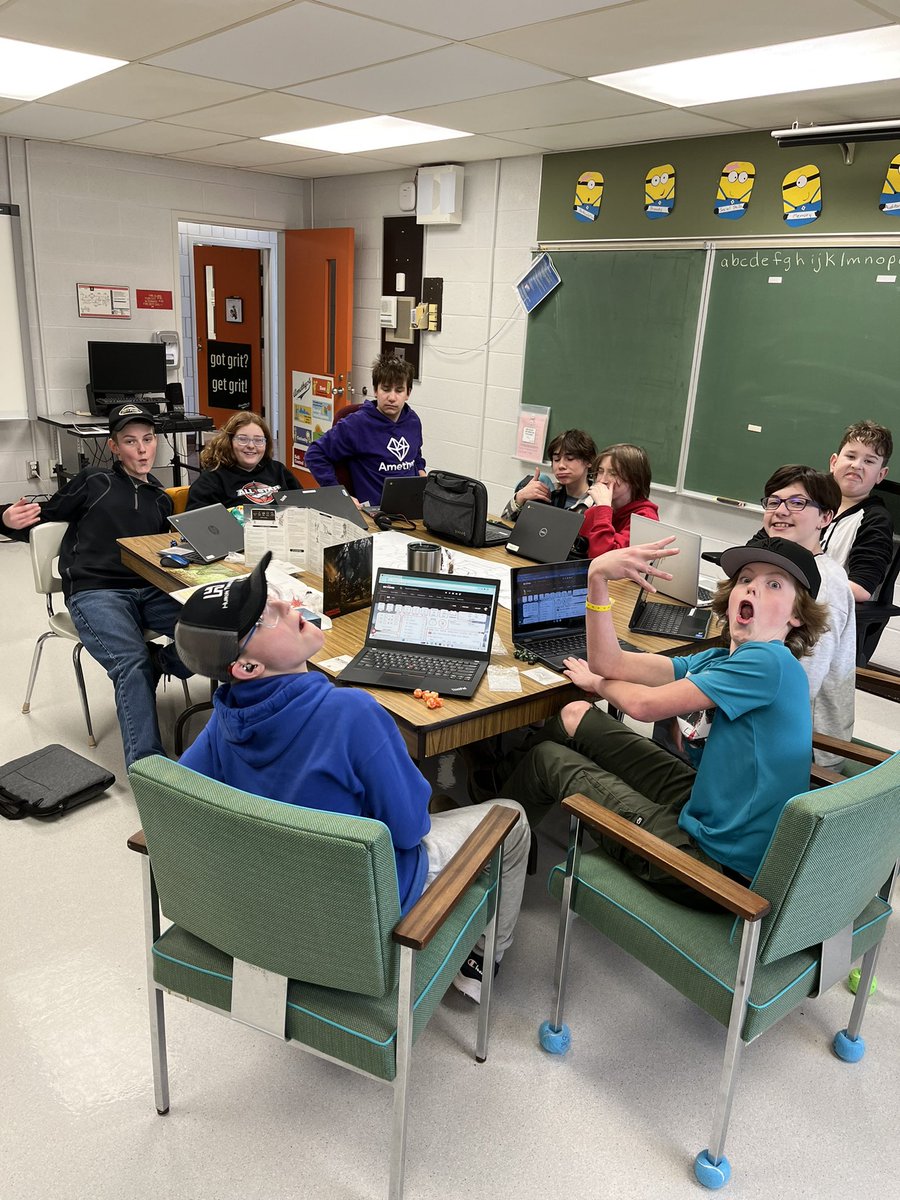 One of my highlights every week: DMing D&amp;D for these kids <a href="/AmethystSchool/">AmethystPDS</a> socializing ✔️problem solving ✔️ quick math facts ✔️having the most fun ✔️
<a href="/DnDBeyond/">D&D Beyond</a> <a href="/Wizards_DnD/">Dungeons & Dragons</a>