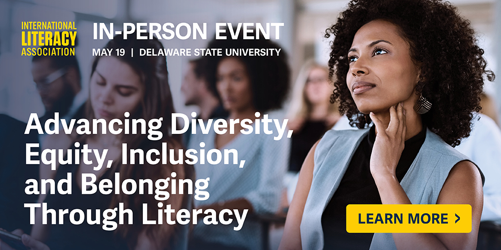 May 19: ILA is LIVE and IN PERSON for a #DEI / #DEIB event at @DelStateUniv. Seating is limited; reserve yours today! #netDE #eduDE literacyworldwide.org/meetings-event…