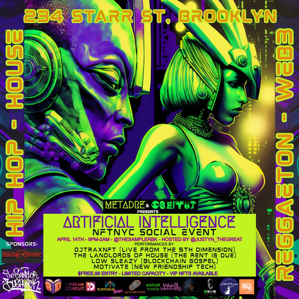 themetamix's tweet photo. #NFTNYC2023 ready for this 🔥🔥🔥??? 🤫🫡 @DJTRAXNFT @LowSleazy @EricSpivak @osbvmt @BionicOwls @Naijadao @StorytimeDAO @PilarCote @HybridzF @aguyco @TheDreamConduit @swivelmeta @Web3Warriors @MetaTrekkers @Lawcitycom @bitfiendd @BoredAF_wtf @JustynAshe #NFTNYC23 #nftnyc #NFTs https://t.co/N85BlkDHSM