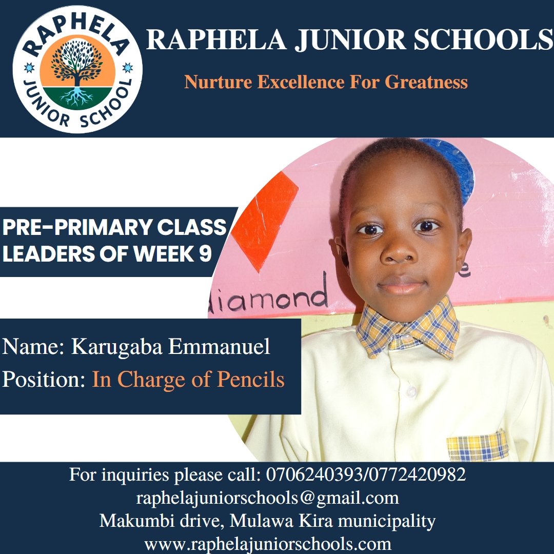 RaphelaSchools's tweet photo. Check out the attached fliers to learn more about each leadership position and the wonderful students who have been filling them during week 9 in both Preprimary Falcons and Eagles. #leadership #preprimaryclass #classleaders #RaphelaJuniorSchools https://t.co/SIYe0K0Fpj