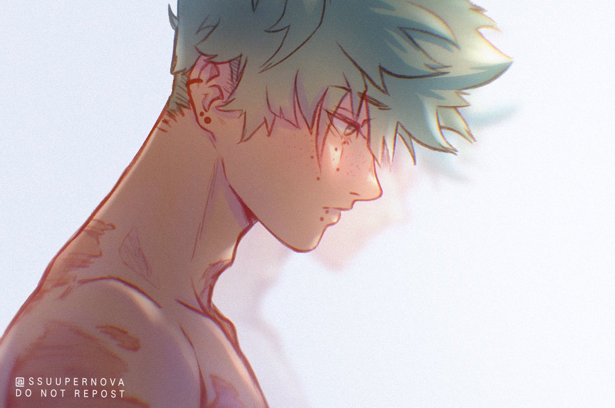 Pro hero Deku 
self undercut haircut 
piercings

Yeah. This is how I like him.😌