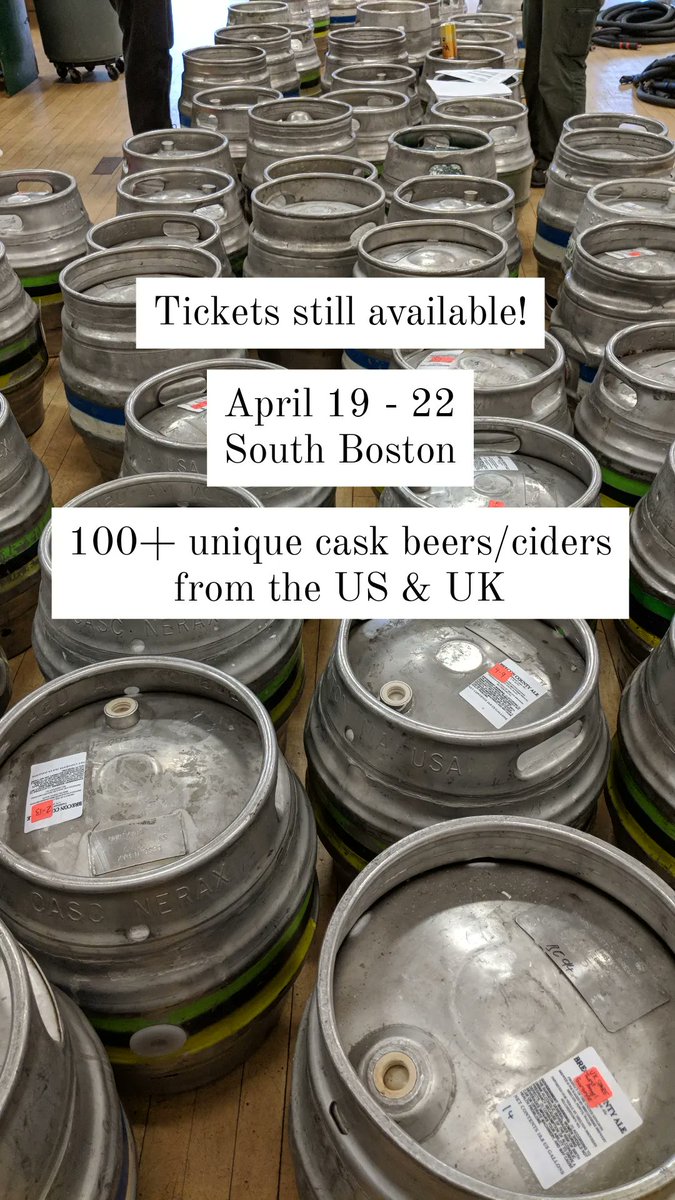 NERAX's tweet photo. Less than two weeks to go before we raise a pint of fresh cask with all of you! ๐ป
Tickets & volunteer info at https://t.co/5cBRUtPnZD
#cask #caskale #caskbeer #nerax #cider #realale #bostonbeer https://t.co/zuQkFy1sbw