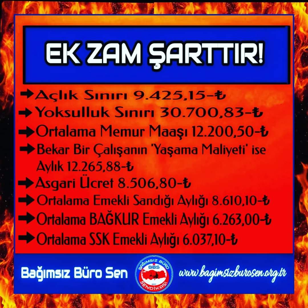 Kamu çalışanları hergeçen gün daha da fakirleşmektedir. Alım gücünü yeniden kazandıracak adımlar biran önce atılmalıdır. #SeçimÖncesiMemuraZam