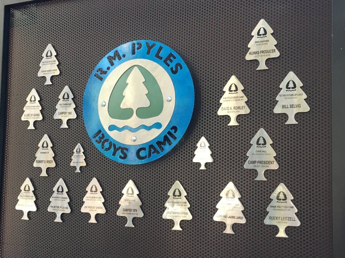 The Legacy Wall is a celebration of the entire Pyles family that has contributed to the success of our program. 

Our next order will be placed next week. To ensure your plaque is ready by this summer, please order by next Wednesday, 4/12.

Order today:
pylescamp.org/legacywall