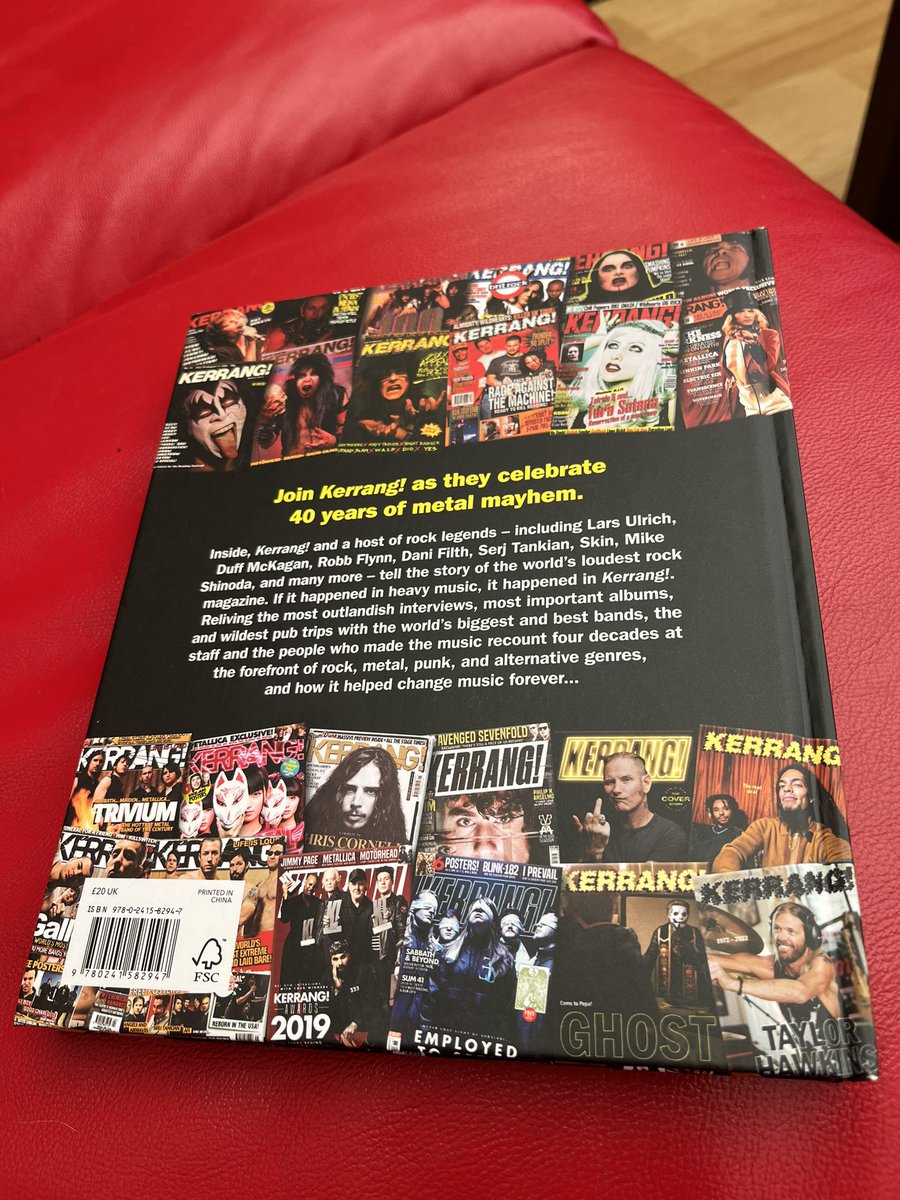 Published today - looking forward to reading, was our bible in the 80’s for all things metal. Haven’t picked up a copy for 30+ years but will enjoy catching up. Remember some of those early covers like they were yesterday <a href="/MichaelAHann/">Michael Hann</a> <a href="/homeofmetaluk/">Home Of Metal</a> <a href="/KerrangMagazine/">Kerrang!</a>