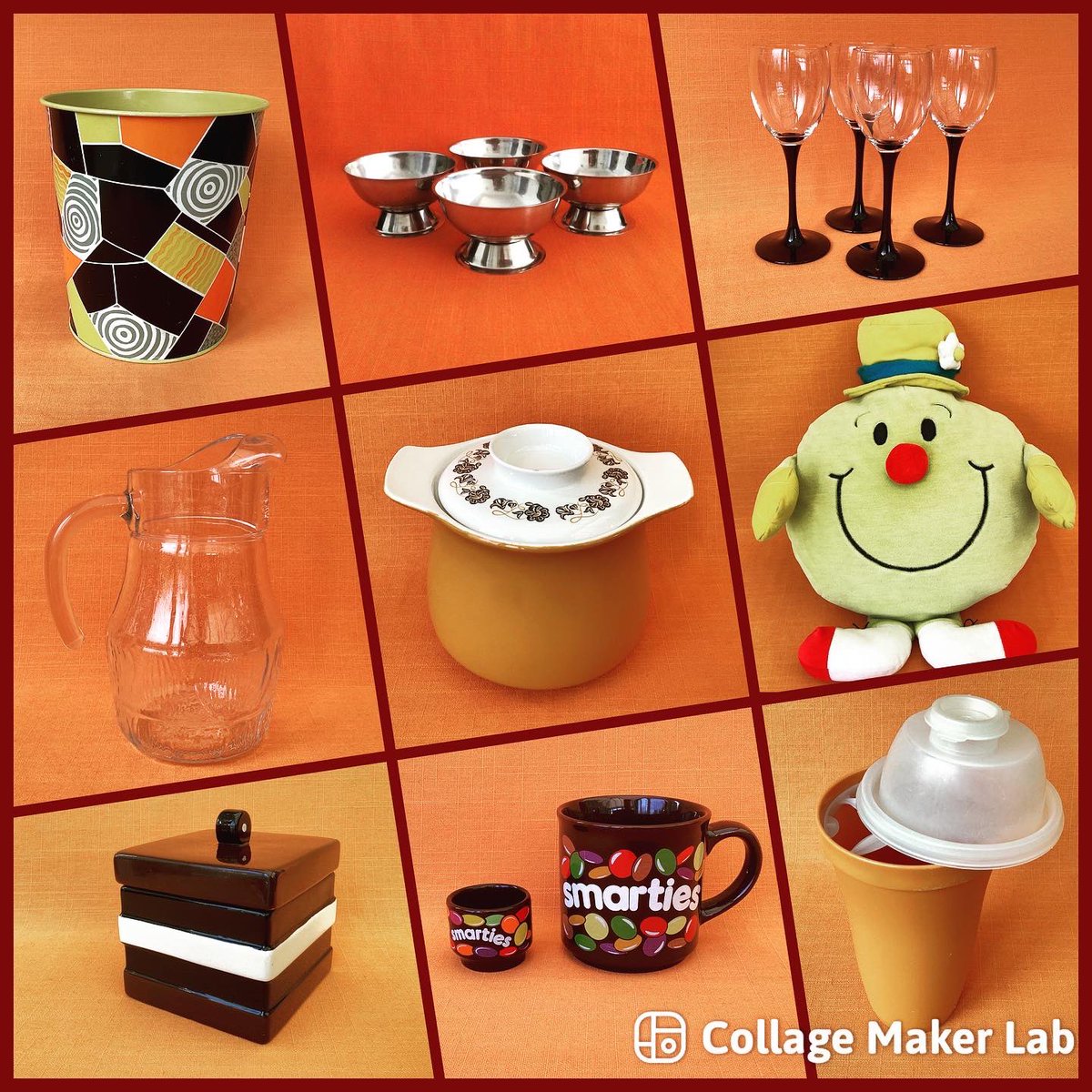 EtsyStuck1970s's tweet photo. The latest batch of #retro #goodies to hit the shop 😍
#worcesterwarebin #flowerpower #luminarcwineglasses #arcorocfleur #poolepottery #pooledesertsong #mrfunny #mrmenplushie #liquoriceallsorts #hornseasmarties #tupperwarequickshake #orangetupperware #1970skitchenalia https://t.co/D4194mXtch