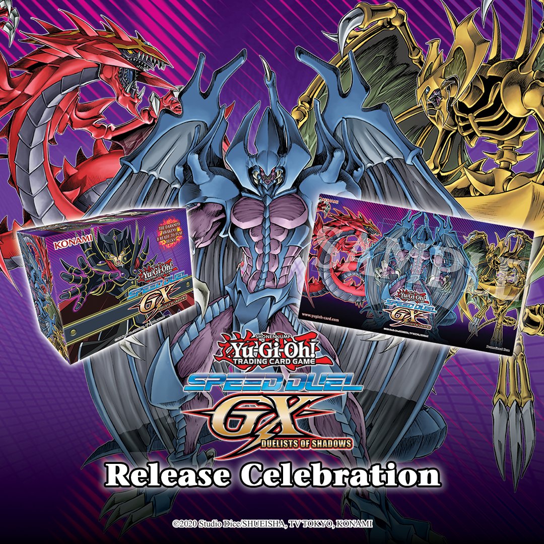 The Speed Duel GX: Duelists of Shadows Release Celebration is happening  this weekend! Visit our website for participating OTS and more information:  https://t.co/vuS3S8ExqP