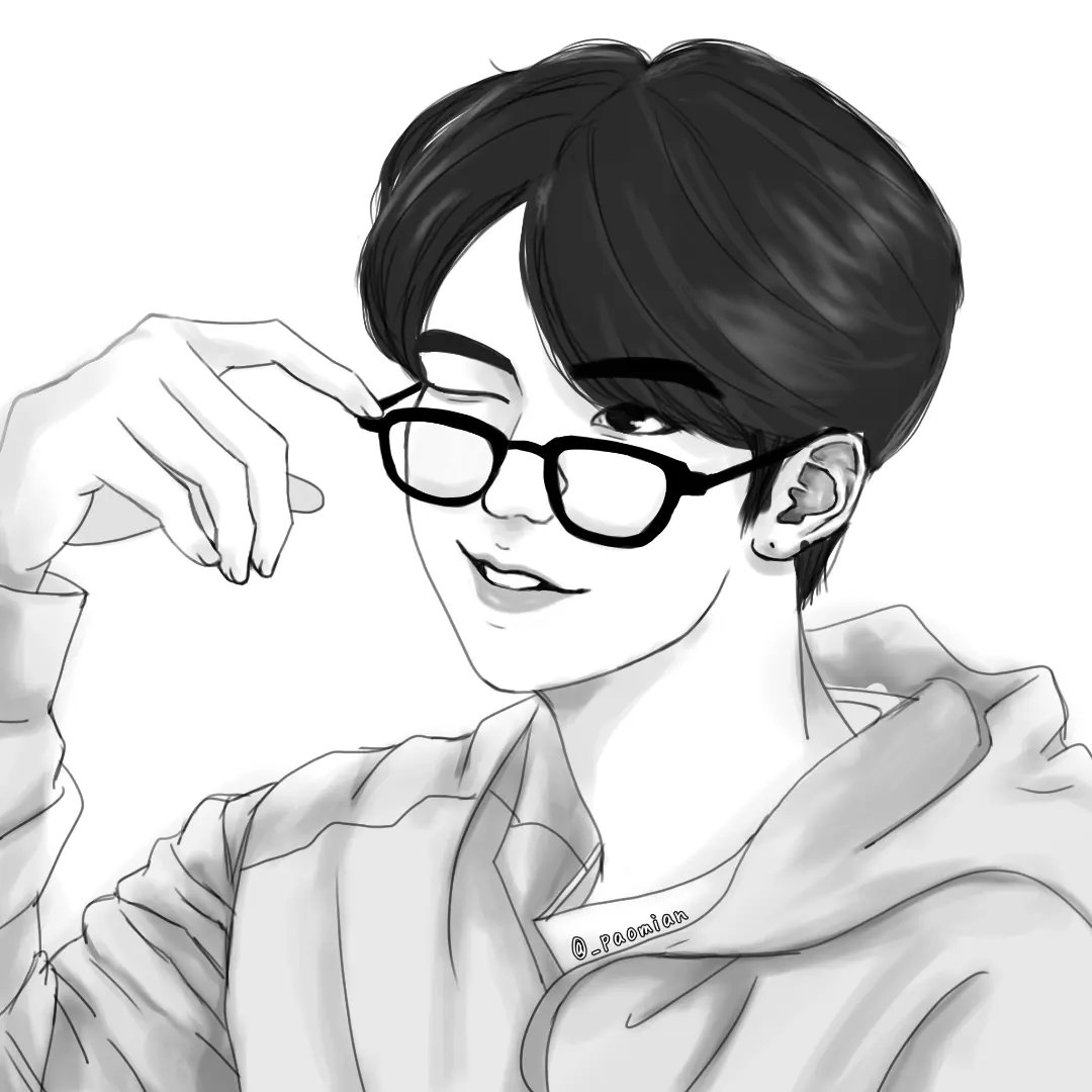 _paomian's tweet photo. Sketch : bf nerd type🤓❤️‍🔥💖💘
#SOOBIN #soobinfanart #TXT #txtfanart #โมอาร์ตติส https://t.co/JqooF00RZm