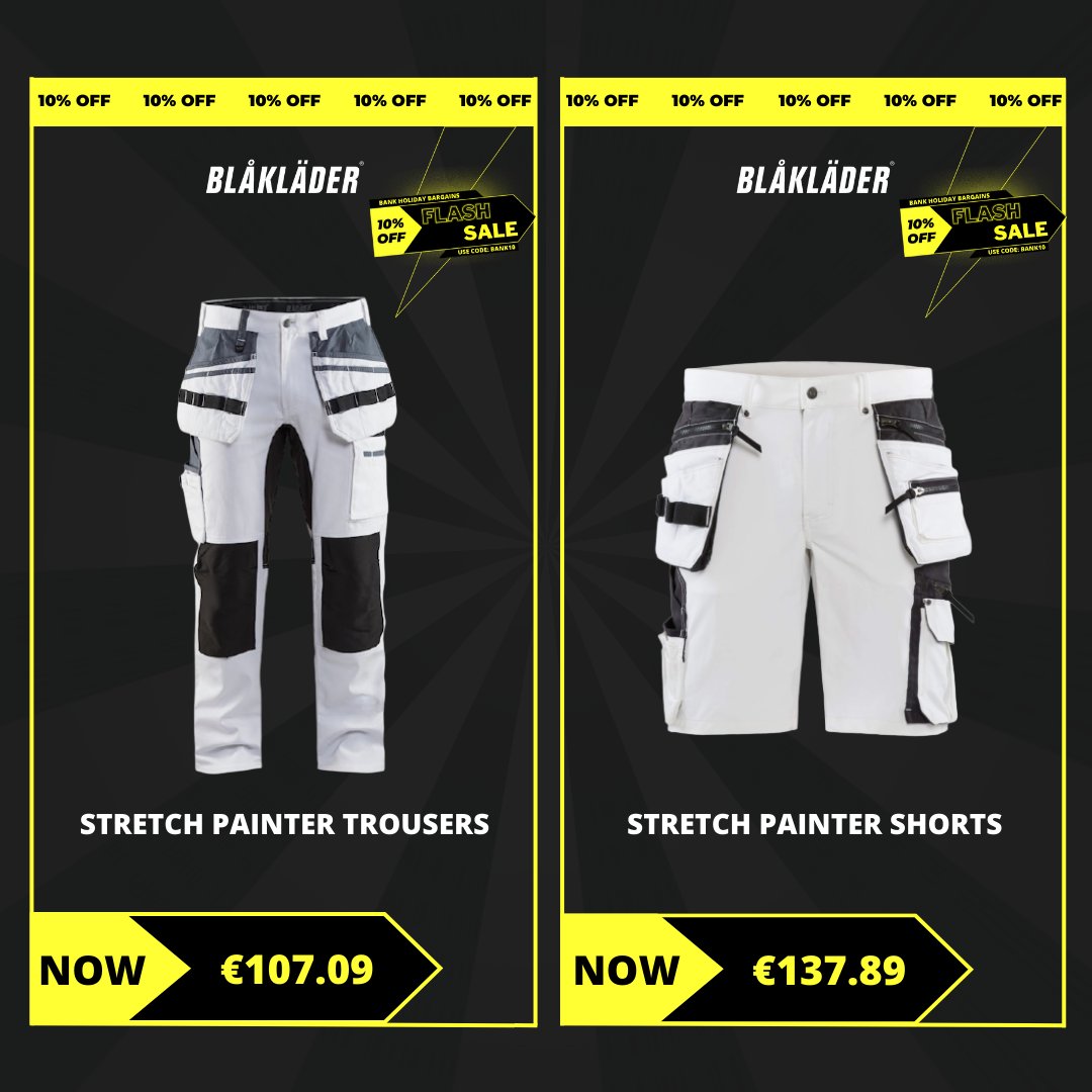 mtnshopemea's tweet photo. Upgrade your work wardrobe for less in the MTN Bank Holiday Flash Sale. Get 10% off all Blaklader Workwear with code “BANK10”.  #sale #discount #blaklader #workwear #bankholiday

Shop now at: https://t.co/qdcGwMvCjm https://t.co/YSfTP1D25n