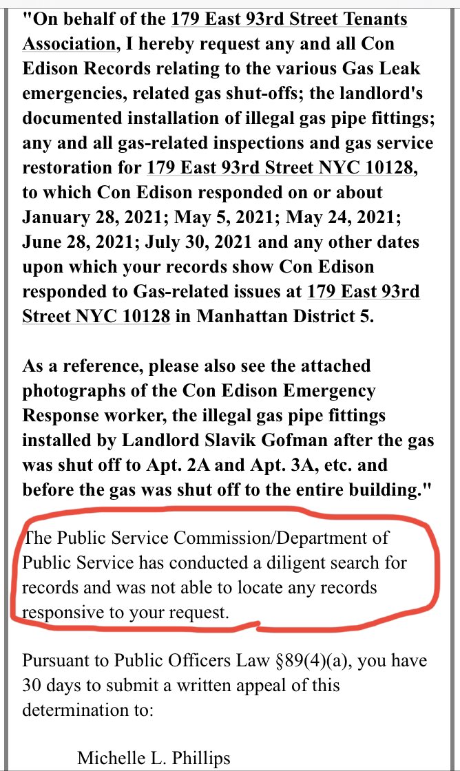 How EXACTLY does @ConEdison & @NYSDPS explain the fact they claim they have NO RECORDS of the #GASLEAK to which #ConEd responded 1/21, 5/21 & multiple inspections throughout May & June 2021? #RecklessEndangerment #PublicCorruption #TenantSafety #PublicSafety #ProsecuteCorruption