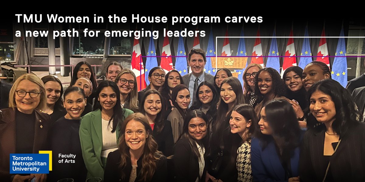 What does it take to encourage the next emerging women leaders that they have what it takes to lead Canada forward?

Read our newest article on TMU's Women in the House program: bit.ly/3Kb4WOG