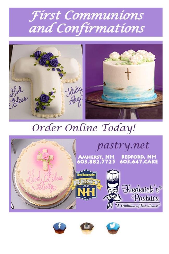 First Communions and Confirmations ~ Order Today!