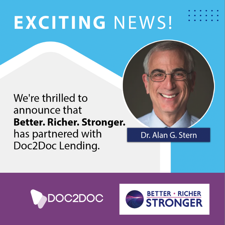 doc2doc_lending's tweet photo. ๐Big news! We're thrilled to announce a new partnership! We are proud to work with Dr. Alan G. Stern DDS, an innovative leader who redefines prosperity into your practice.
Learn more >>> https://t.co/qLwhNr5MW6
#partnership #doc2doclending #betterricherstronger #drallenstern https://t.co/YSAqCGbczW