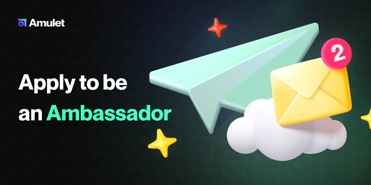 n1nja_011's tweet photo. 1/ Great news! The form for the @AmuletProtocol #amassador program is now open! 🔥
Hurry up to be among the first to apply and contribute to the #defi project and the #web3 world, and get rewards in $USDT 💰

Link to form ⬇️ https://t.co/cZczvnJAM7