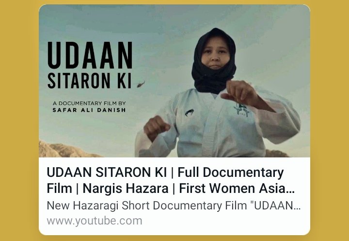 Udaan Sitaro Ki, Documentary Film about <a href="/Nargiskarateka/">Nargis Hazara</a> Watch on YouTube 👇
 youtu.be/faS2npFT9ew

#PrideOfPakistan ❤️