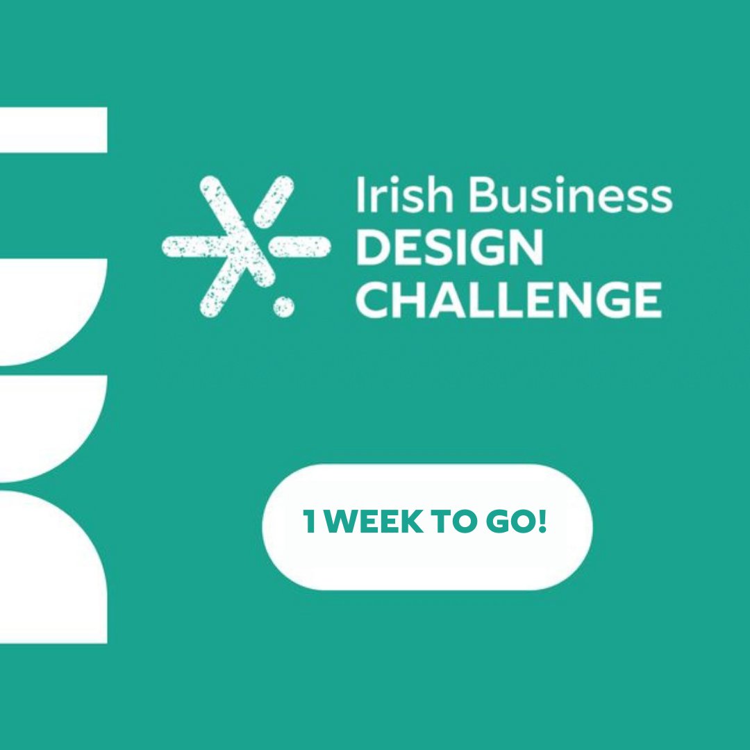DCCIreland's tweet photo. Only one week to go!
The winners of the Irish Business Design Challenge 2023 will be revealed next Thursday, April 13th @TCDTangent.
Best of luck to all 44 businesses who have been shortlisted.
ℹ️ https://t.co/ESt0XB9qmh
#irishdesignchallenge #sustainabledesign https://t.co/aATvDpHZsv