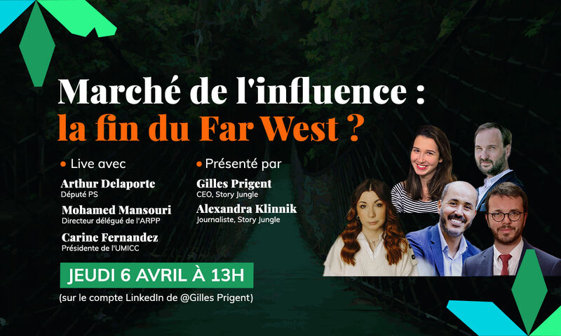 Marché de l'influence : la fin du Far West ?
Un débat en live sur LinkedIn avec 
- <a href="/ArthurDelaporte/">Arthur Delaporte</a>, Député PS,
- <a href="/MoMansouri/">Mohamed MANSOURI</a>, Directeur délégué de l'ARPP,
- Carine Fernandez, Fondatrice de <a href="/po_agency/">POINT D'ORGUE - PO Agency</a> et Présidente de l'<a href="/Umicc_/">UMICC</a>. 
#InfluenceMarketing #Influenceurs