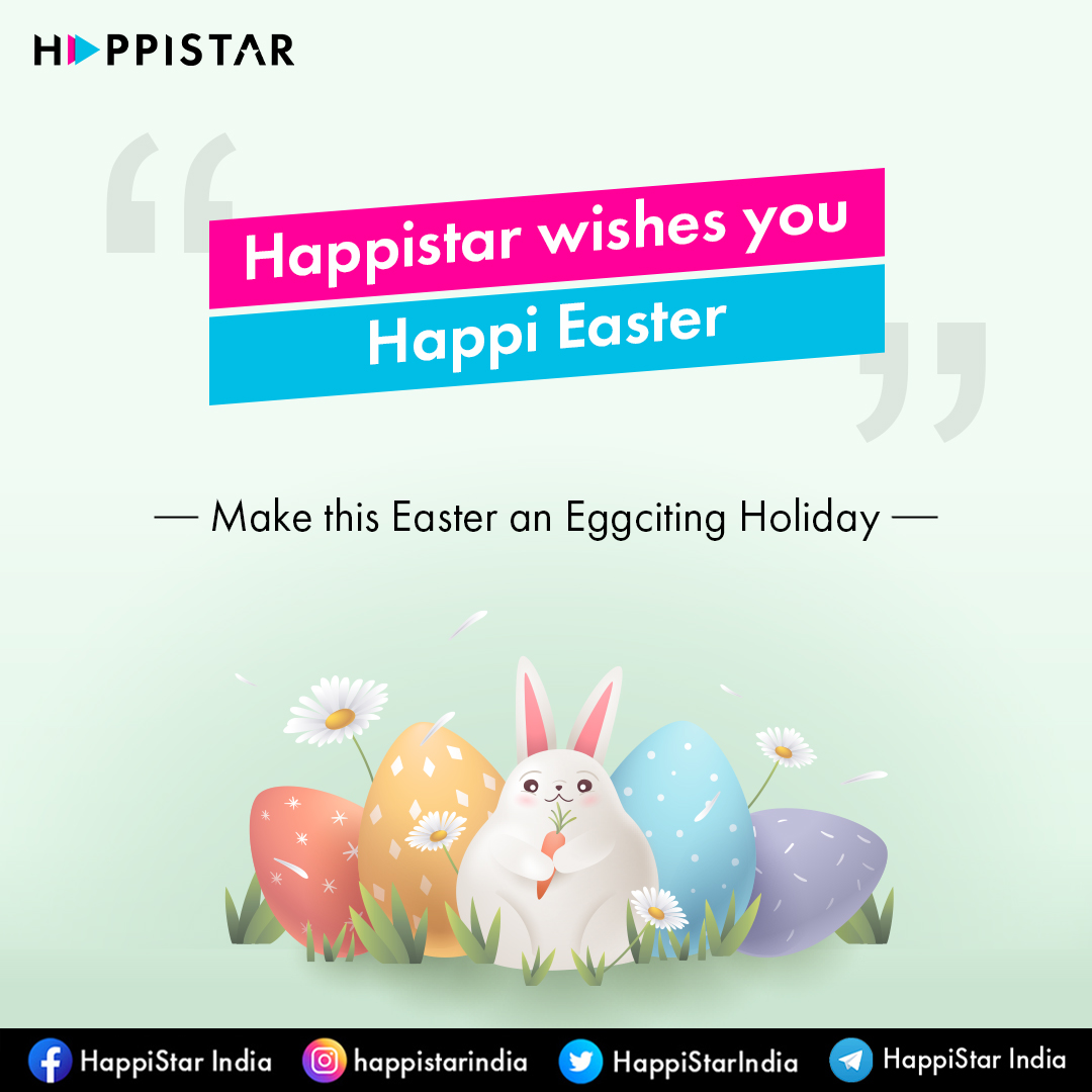 HappiStarIndia's tweet photo. Today is Eggstra Special as today is Easter π₯.
#happistar #happistarindia #happistargames #HappyEaster2023 #Easter2023 #Easter #HappyEasterDay #happyeaster https://t.co/ygdisiPyWy