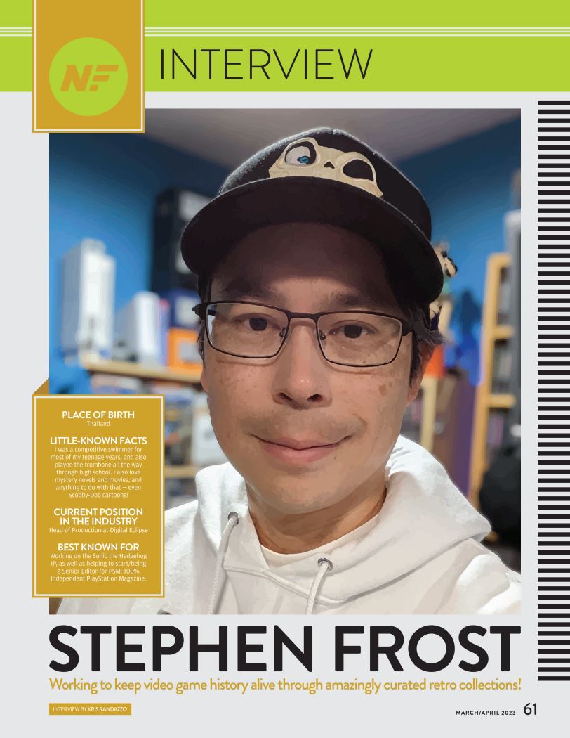 frostman007's tweet photo. Just wanted to thank @NintendoForce for taking some time to chat with me about the things we have been up to at @DigitalEclipse. If you're interested, you can read the interview in issue #64, which is - obviously - focused on the N64. https://t.co/2L7ri8due9