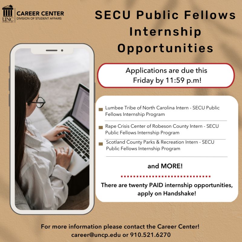 UNCP Career Center tweet media