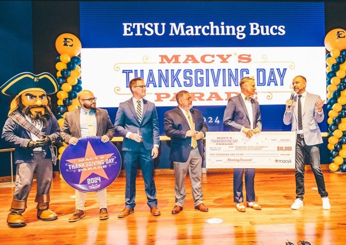 LET'S HAVE A PARADE! We are honored and excited to announce that the Marching Bucs will perform at the 2024  <a href="/Macys/">Macy's</a> Thanksgiving Day Parade!! #bucsonparade