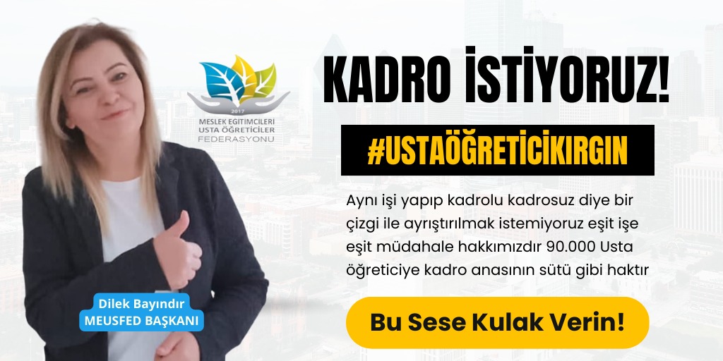Kusder1's tweet photo. Bu ülkenin USTAÖĞRETİCİSİ kıymetli ve değerlidir 
Hakkımız olan değeri ve kıymeti istiyoruz...

#UstaÖğreticiKırgın

UstaÖğreticiyeHakkınıVer

@RTErdogan
@dbdevletbahceli
@kilicdarogluk 
@meral_aksener 
@mebhbogm 
@TBMMGenelKurulu https://t.co/HDZpbNQKW1