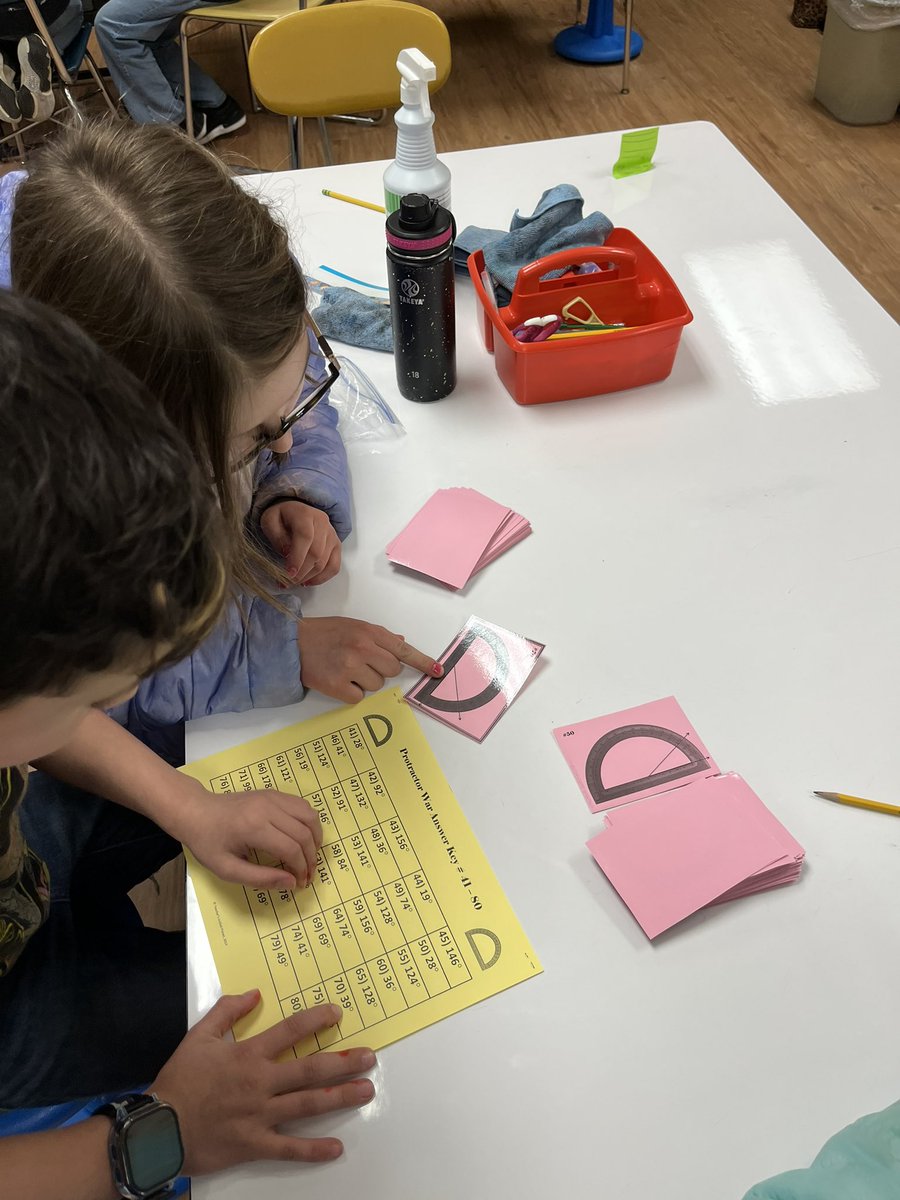 BelkoferMrs's tweet photo. Take a ‘peep’ at our 4th grade math stations! Mixed numbers &amp; improper fraction egg match, protractor war, peep fractions and peep decimal order with Mrs. Weinert🐣 https://t.co/VxfGlShoKo