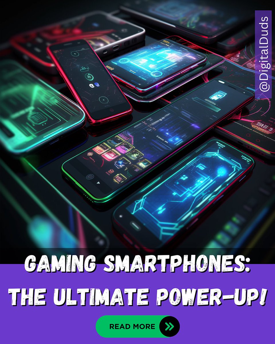 DigitalDuds_'s tweet photo. 🎮📱 Gaming Smartphones: Ultimate Power-Up! 🚀🕹 Elevate your mobile gaming with powerful processors, epic features, and gaming domination. #GamingSmartphones #MobileGaming #LevelUp #GameOn #NFT #NFTs #DigitalDuds 🌟 https://t.co/JdLBdDCAm4